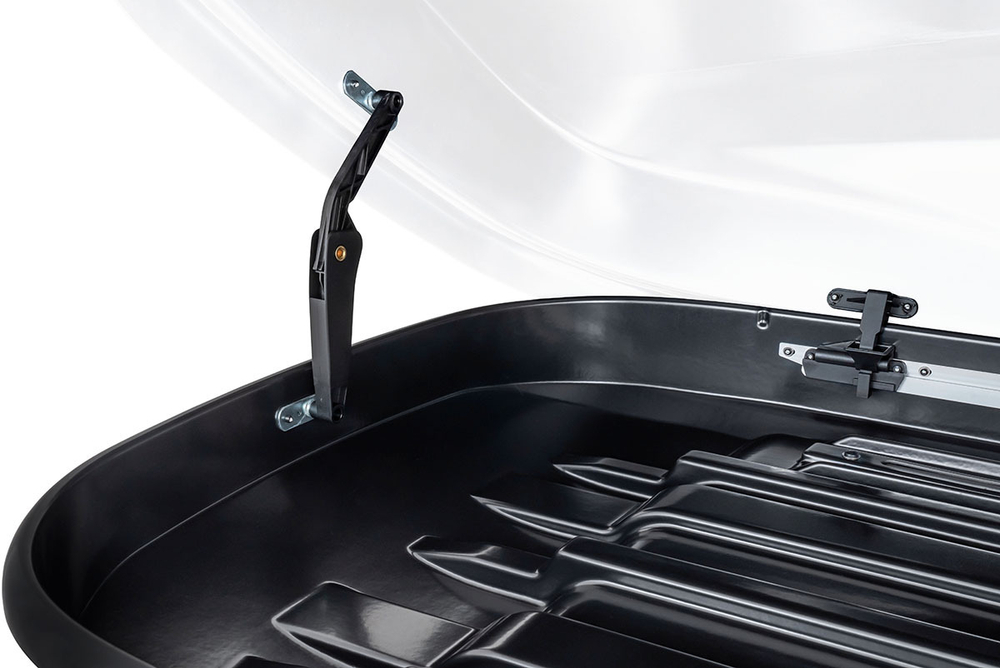 Бокс автомобильный на крышу Pentair PYTHON 400L белый глянец, двусторонний