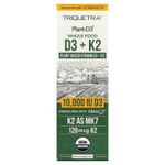 Triquetra Health, Plant-D3®, цельнопищевые витамины D3 и K2, 30 мл (1 жидк. унция)