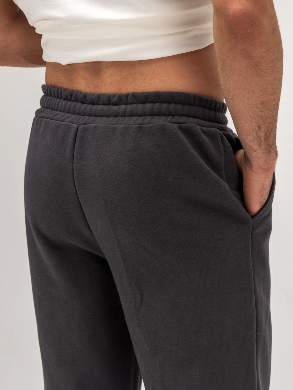 Шорты мужские трикотажные. Графит