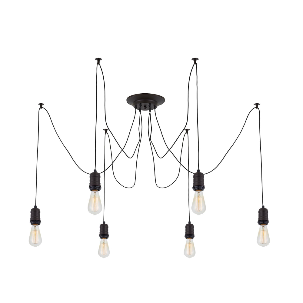 Citilux Эдисон CL451062 Люстра паук Венге