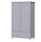 Шкаф Wood 2-х створчатый (серый)