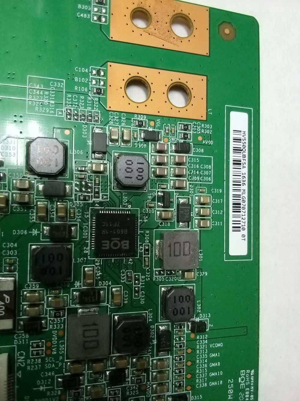 Плата T-CON 47-6021363 186 - HV550QUBF5A