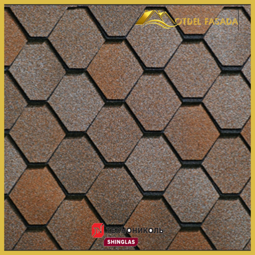 Гибкая черепица ТехноНиколь SHINGLAS Вестерн Клондайк 1,5м2 (Двухслойная)