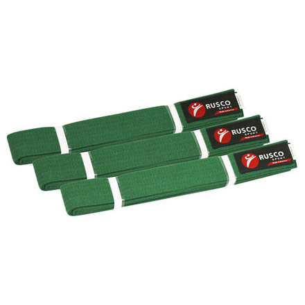 Пояс для единоборств Rusco Sport (зелёный)
