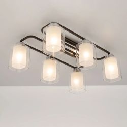 Citilux Румба CL159261 Люстра потолочная Венге Хром