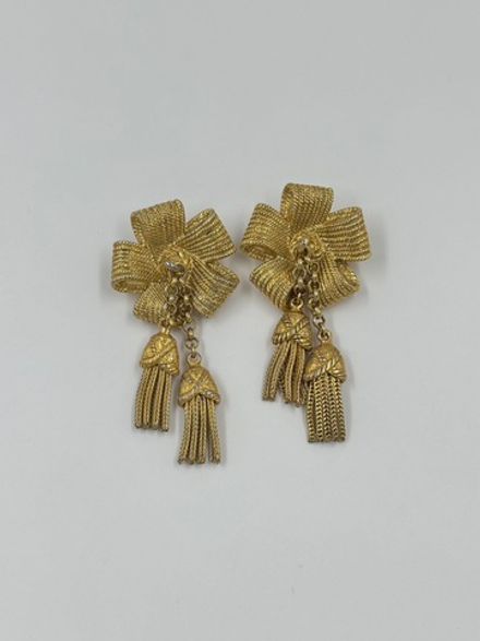 Клипсы Банты с кисточками Sonia Rykiel