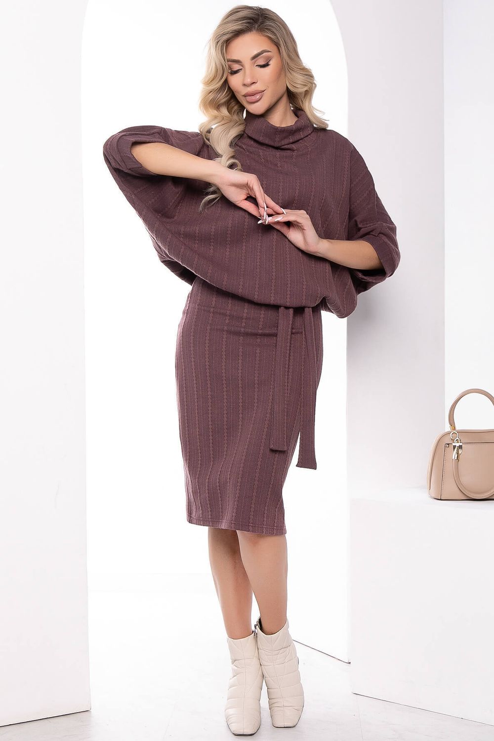 Платье "Антония" (ягодное) П7974 LT Collection (Акция)