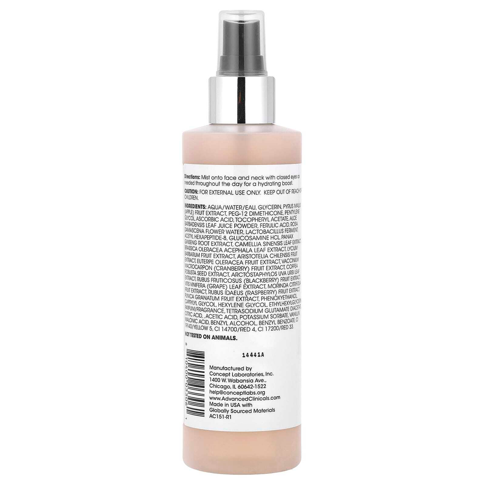 Advanced Clinicals, C-Glow Toner, витамин C и феруловая кислота, 237 мл (8 жидк. унц.)