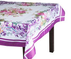 Скатерть 140x180 Blonder Home Carissa сиреневая