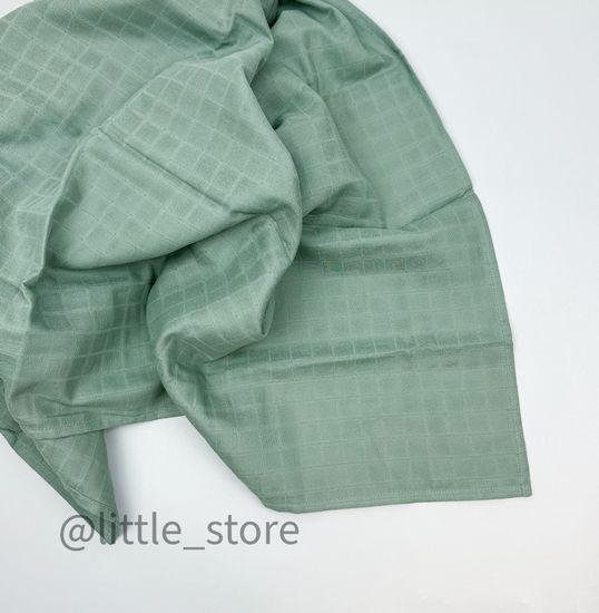 Комплект муслиновый, Зеленый айсберг