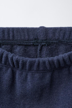 ZARA БРЮКИ ИЗ МЯГКОЙ ТКАНИ, МОРСКОЙ СИНИЙ