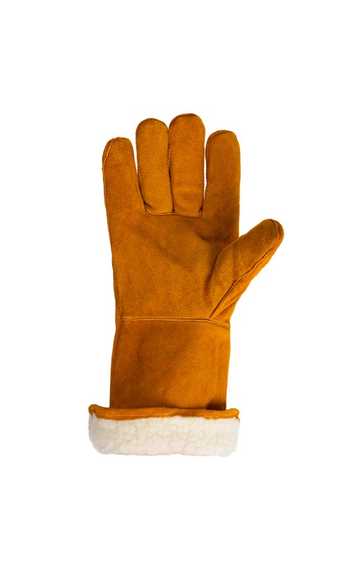 Краги Jamboo Polus (Джамбо Полюс) 8.522, сварщика, спилковые, пятипалые (утепленные, зимние)