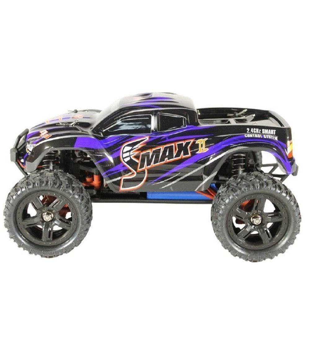 Радиоуправляемый монстр Remo Hobby SMAX Brushless UPGRADE V2.0 (синий) 4WD 2.4G 1/16 RTR