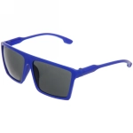 Очки солнцезащитные детские «Мода», однотонные, глянцевые, форма прямоугольная, микс 6 цветов