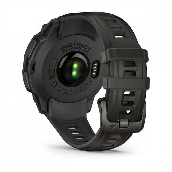 Умные часы Garmin Instinct Crossover AMOLED charcoal черный