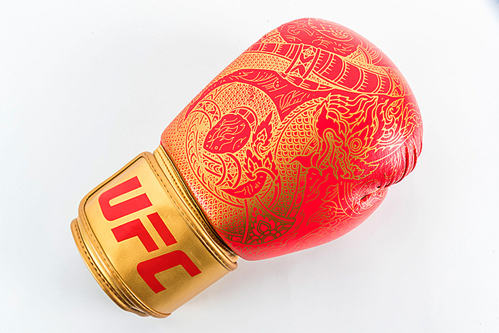 Перчатки для бокса UFC PRO Thai Naga 14 Oz - красные