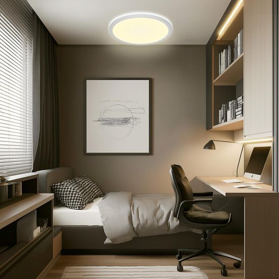 CL738240VL Бейсик Лайн Белый Св-к Накл. LED 30W*Мульти