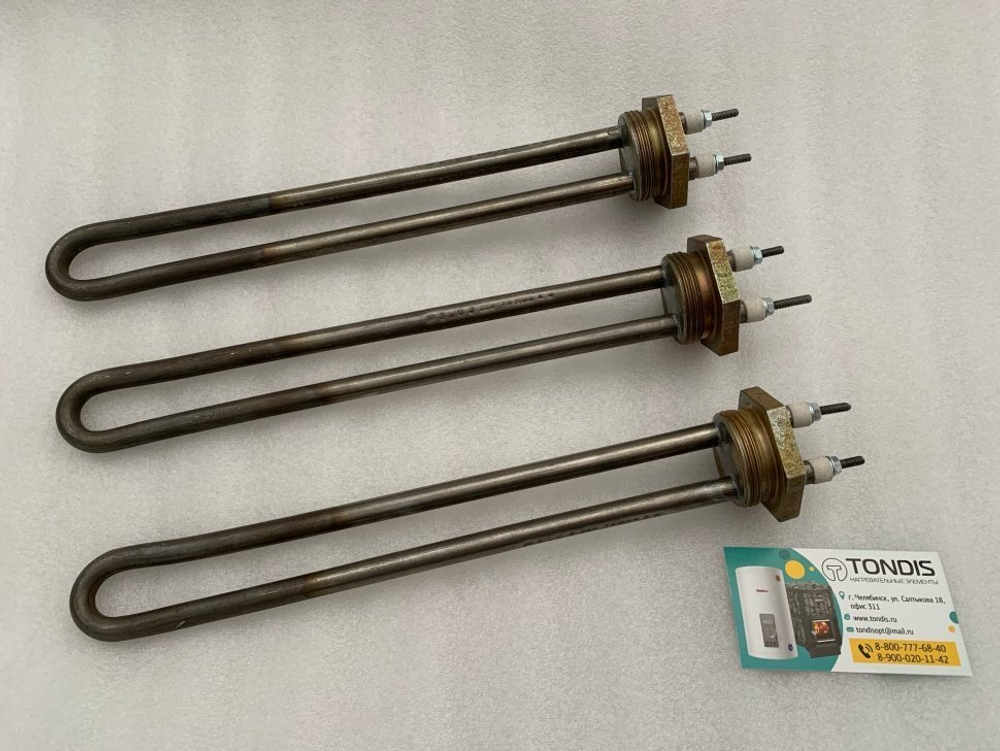 Блок ТЭНБ 4.0 кВт нерж.сталь (фланец G1 1/4" угл. сталь)