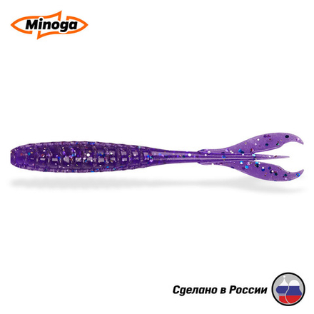 Силиконовая приманка "Minoga" PULSAR 6,0"(4шт) 152мм, 10 гр, цвет 008