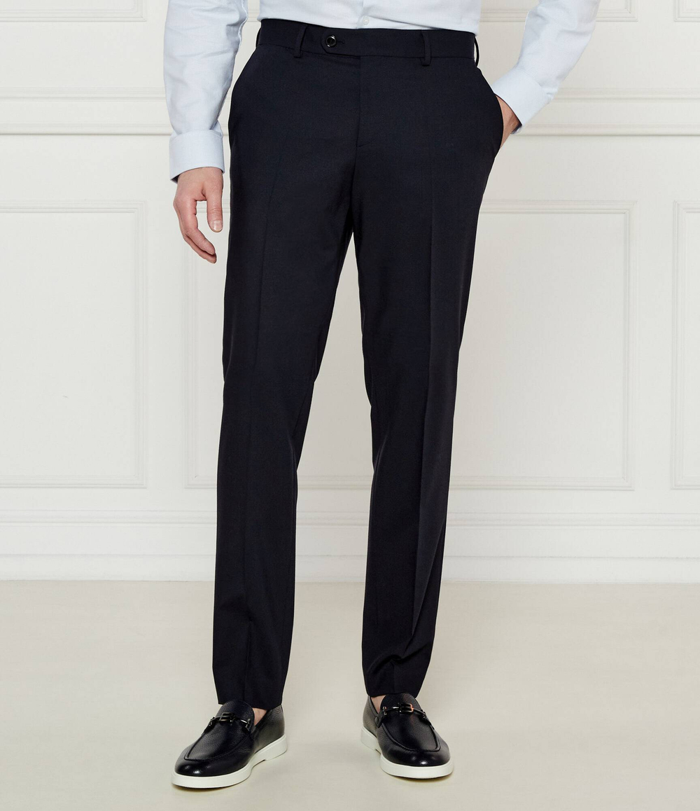 Брюки H-Genius-DTL-WG-252 BOSS BLACK - темно-синий(50540014)