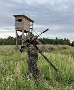 Штатив для стрельбы RifleSpec DUO (+ монопод) c платформой-зажимом (1,65 м)