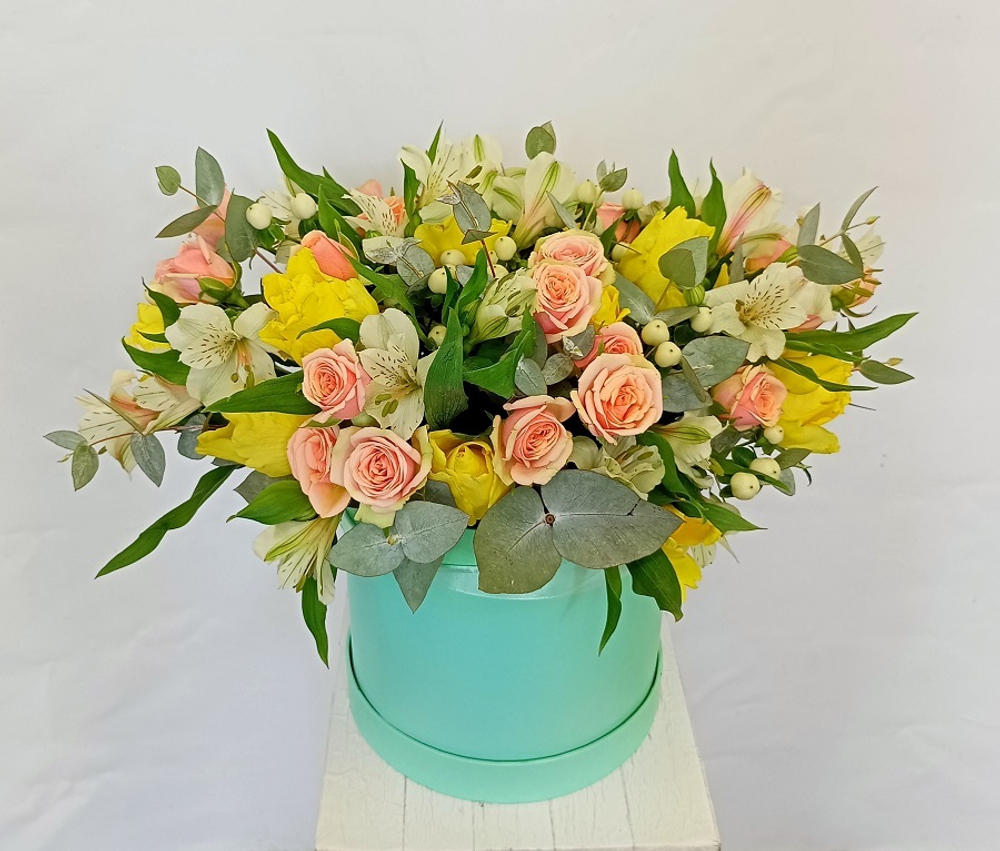 Цветы в коробке Цветочный вальс