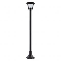 Садово-парковый светильник ЭРА «Валенсия 4» НТУ 07-60-002 черный 4-гранный напольный IP44 Е27 max 60Вт