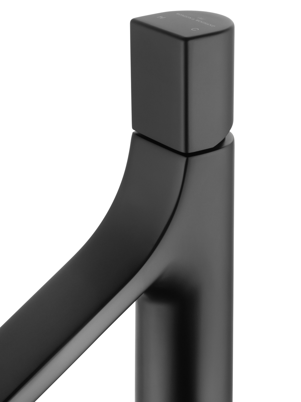 Смеситель для раковины высокий WONZON & WOGHAND The ONE, Черный матовый (WW-H1011-MB)