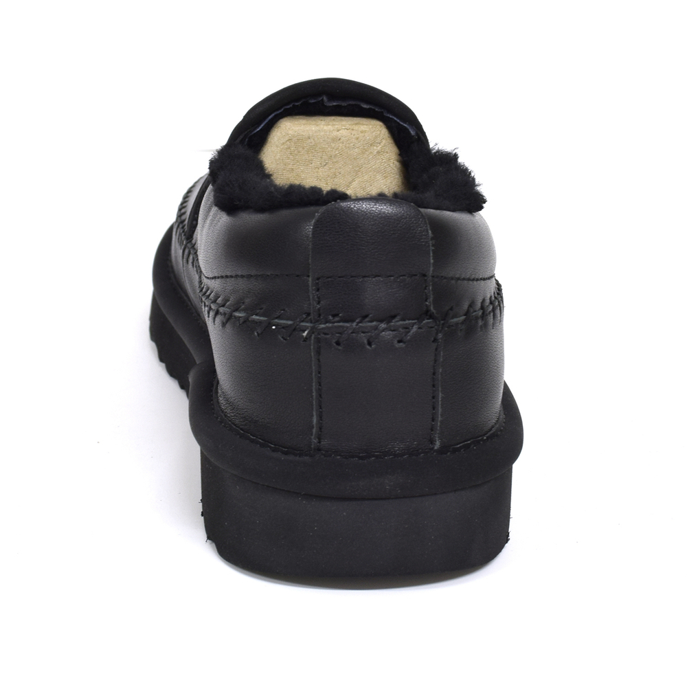 Ugg Men Stitch Slip - Leather Black