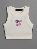 Летний кроп топ трикотажный детский