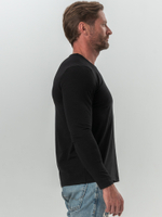 Футболка мужская с круглым вырезом черный