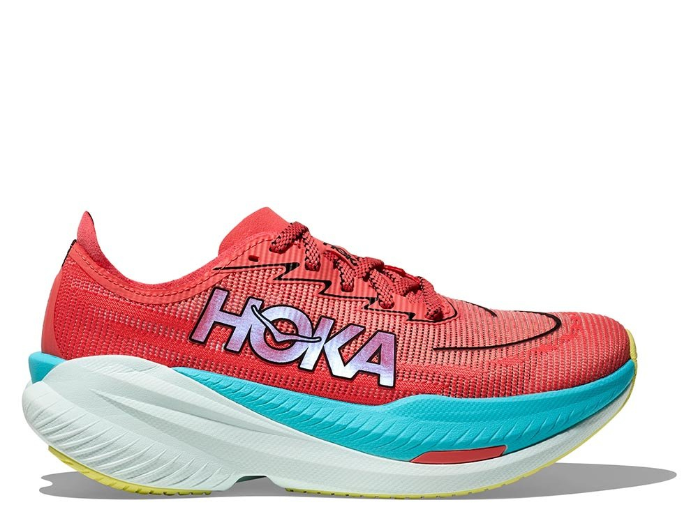 Кроссовки для бега женские Hoka Mach X 2 W Red-Blue
