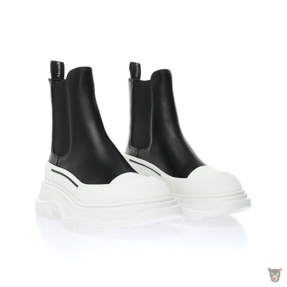 Ботинки Alexander McQueen "Chunky Tread Slick Mid Boots"