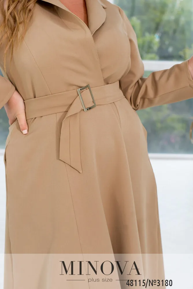 Платье 3180-бежевый Minova