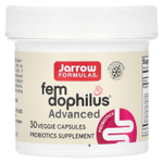 Jarrow Formulas, Vegan Fem Dophilus, улучшенный продукт, 10 млрд КОЕ (250 мг), 30 растительных капсул