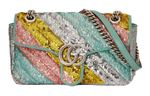 GUCCI Quilted Sequined Leather Crossbody Bag, Shoulder Bag Women"s