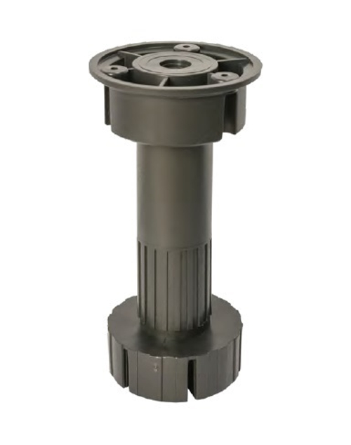 Опора кухонная 90-120 пласт черная 280 МФ004