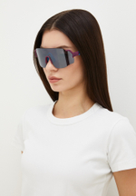 Спортивные очки с диоптриями HILX Savage (L) / Matt Purple Blue / Silver Lens