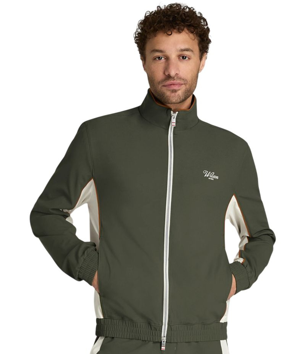 Куртка теннисная Wilson Grand Slam - grape leaf