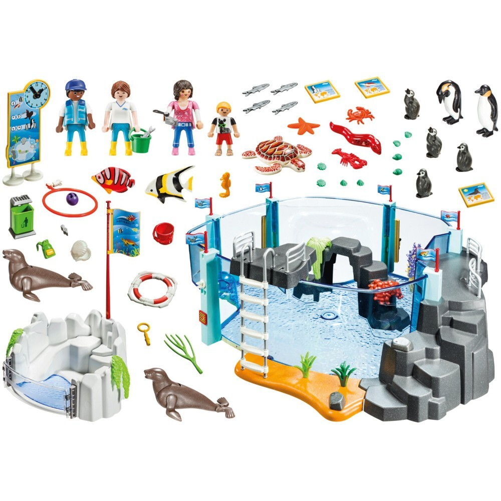 Playmobil - Океанариум Family Fun с бассейном для пингвинов 70537 / артикул   70537  / GTIN 4008789705372
