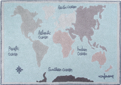Ковер Lorena Canals Vintage Map (140 x 200 см)