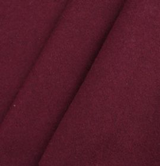 Пальтовое сукно 440 гр/м2, 50% шерсть, 50% п/э, 150 см, бордовый
