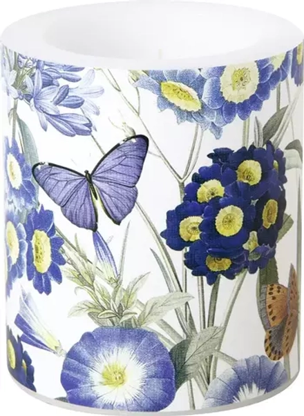 IHR - Свеча Синий Бархат 9х10см / артикул   CKM992100  / GTIN 686423731259