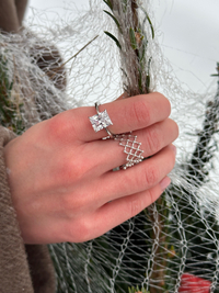 Кольцо Ice White