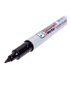 Маркер перманентный "Multi Marker Super Slim" 1мм пулевидный черн. Crown 08-8001