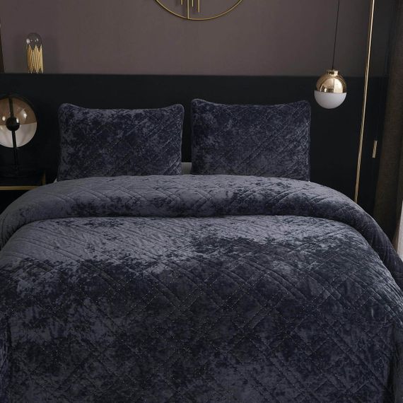 Селена (антрацит) Покрывало 240х260