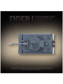 Конструктор Немецкий тяжелый танк Tiger I 503 детали