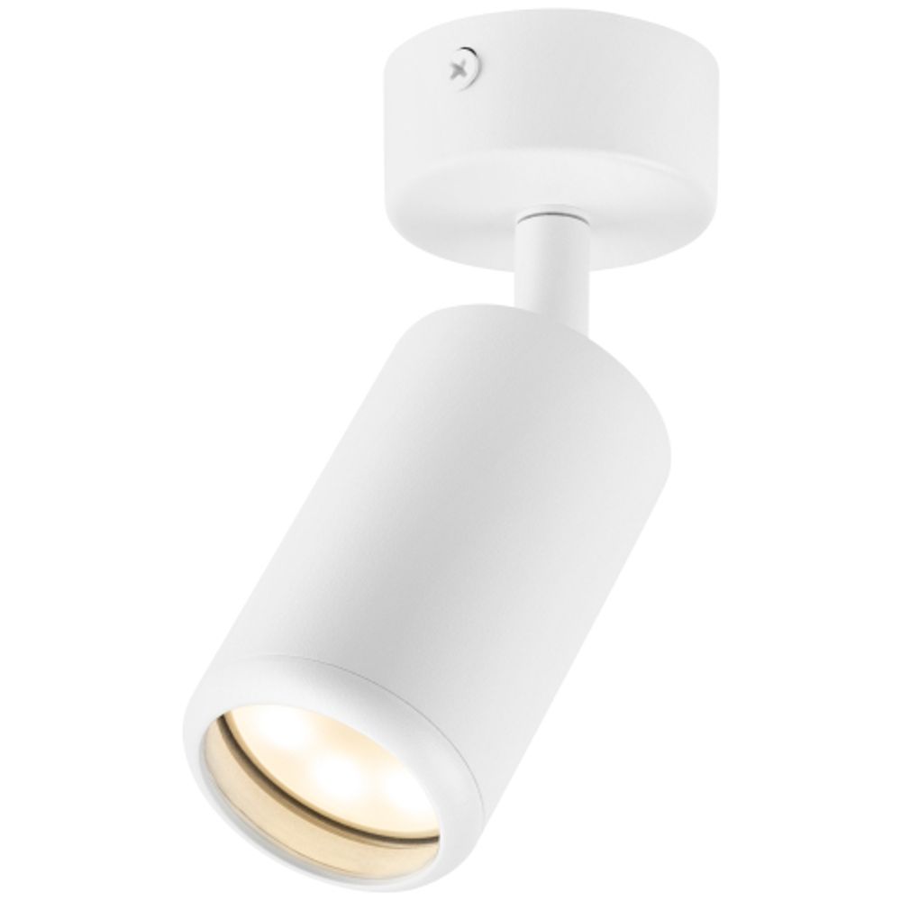 Светильник настенно-потолочный спот ЭРА OL55 WH MR16 GU10 IP20 белый | Накладные светильники