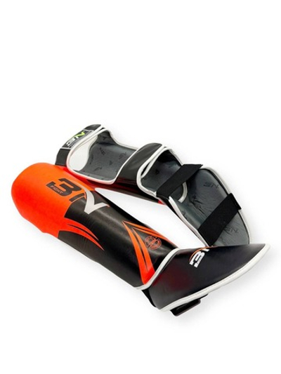 Защита голени BN черно-оранжевая