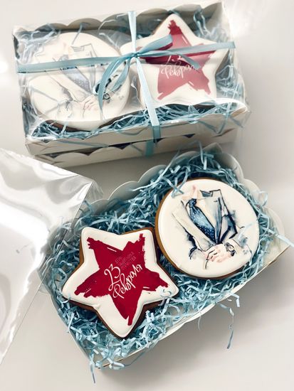 Набор пряников на 23 февраля (2 шт)